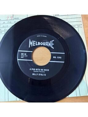Billy Stoltz - Blue is the Colour/A Pub with no Beer 45rpm VG+ R17